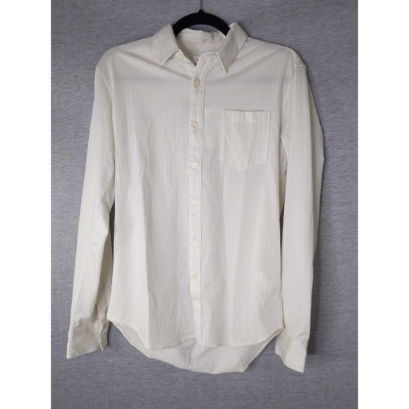 2x 👯‍♀️Host Pick⚡️Club Monaco Long Sleeve Split Seam Striped Shirt - Picture 9 of 15